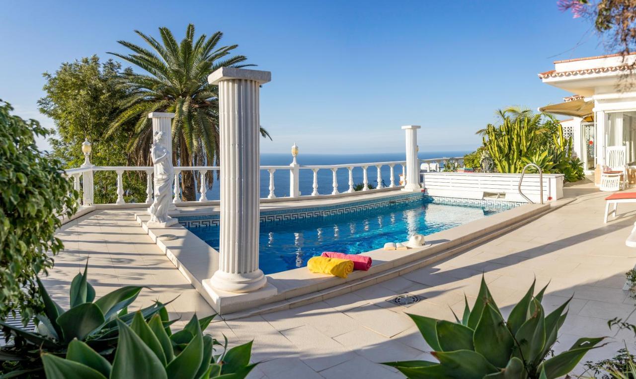 Relaxing Villa Heated Pool Luxurious Views Massage Santa Ursula  Ngoại thất bức ảnh
