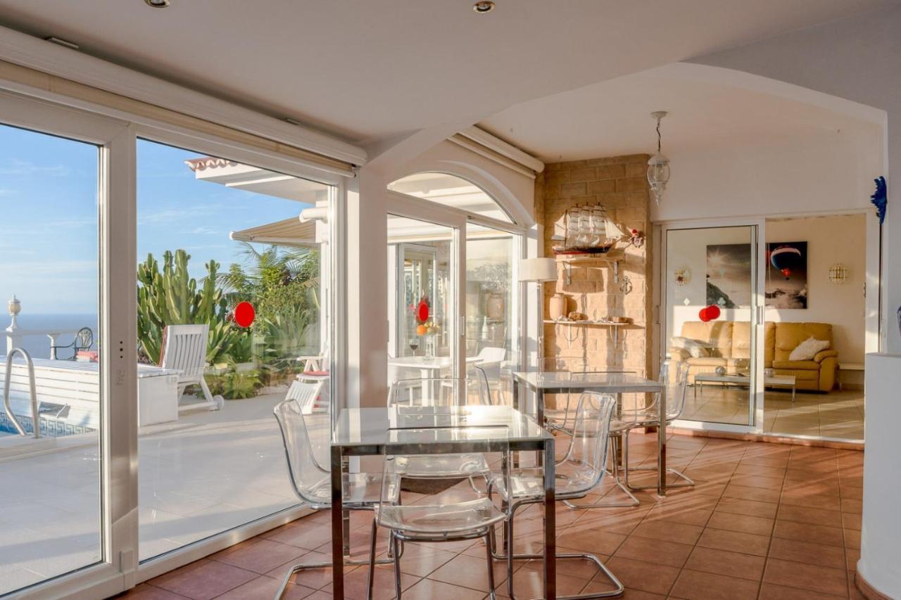 Relaxing Villa Heated Pool Luxurious Views Massage Santa Ursula  Ngoại thất bức ảnh